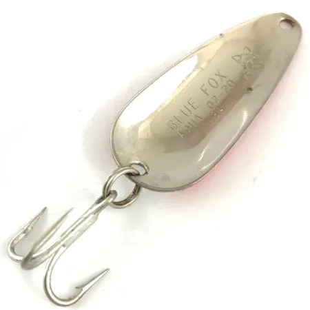 Blue Fox Aqua Spoon Plandavka, Červená / Bílá / Nikl, 7g, Vintage, #4487
