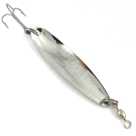 Luhr Jensen Krocodile Die #4 Plandavka, Tepaná nikl, 14g, #4507