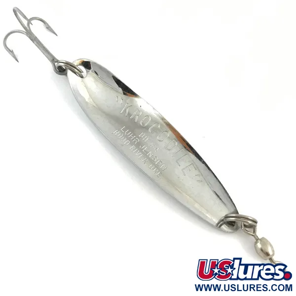 Luhr Jensen Krocodile Die #4 Plandavka, Tepaná nikl, 14g, #4507