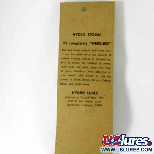 Hydro Lures Weedless Hydro Spoon Plandavka, Žlutá/Červená, 14g, #4510