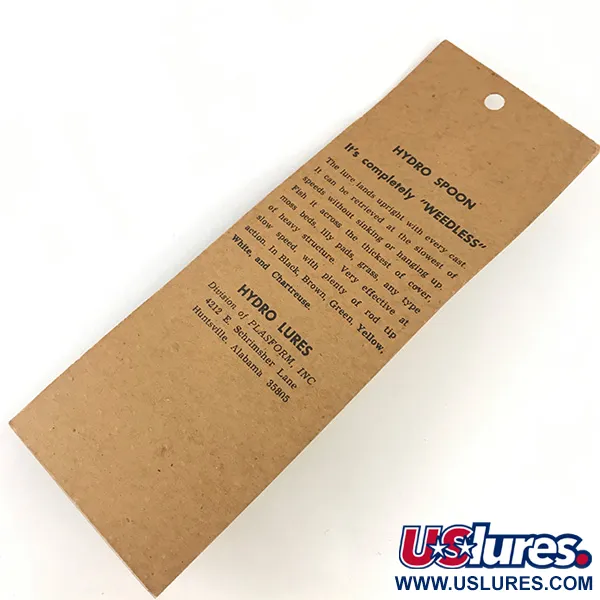 Weedless Hydro Spoon Plandavka, Bílá/Červená/Zelená, 14g, #5833