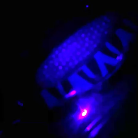 Blue Fox Rattlin Pixee UV Plandavka, Nikl / Modrá, 24g, UV, #4556