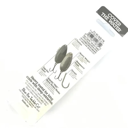 Blue Fox Pixee Plandavka, Hammered Nickel / Blue, 24g, UV Bright, #4588