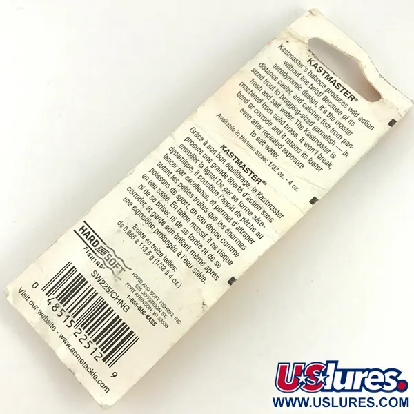 Acme Kastmaster Plandavka, Nikl / Zelená, 2.5g, Aerodynamická, #4599