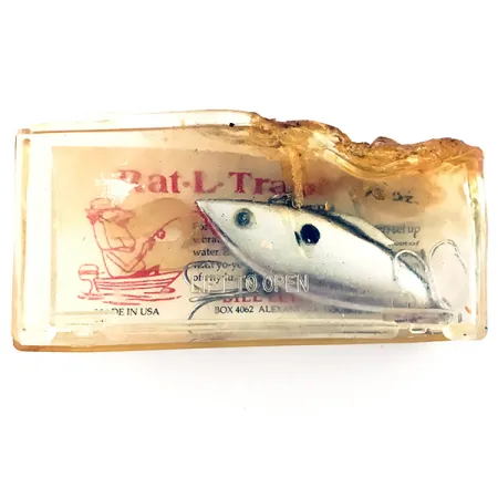 Bill Lewis Rat-L-Trap Lipless Crankbait, Stříbrná, 10g, Vintage, #4622
