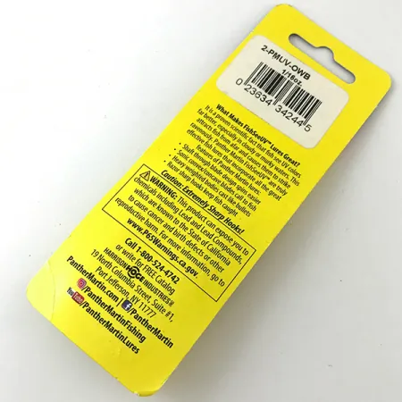 Panther Martin 2 UV Třpytka, Pstruh duhový, 1.75g, UV, #2-PMUV-OWB