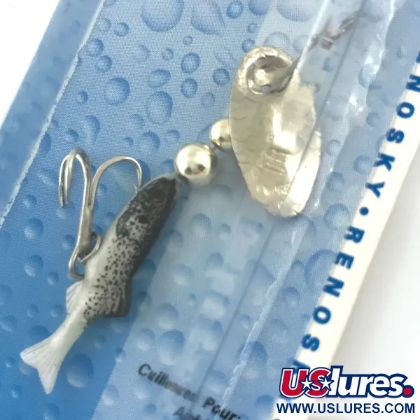 Renosky Sonic Swing Minnow 0 Třpytka, Stříbrná, 2g, Tail-Flex, #4639