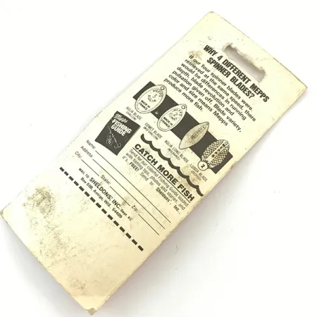 Mepps Aglia 1 Třpytka, Červená/Bílá/Zlatá, 3.5g, Rychlá Rotace, #4660