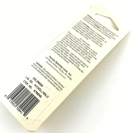 Thomas Colorado Plandavka, Zlato / Nikl, 5g, Vzor šupin, #4665