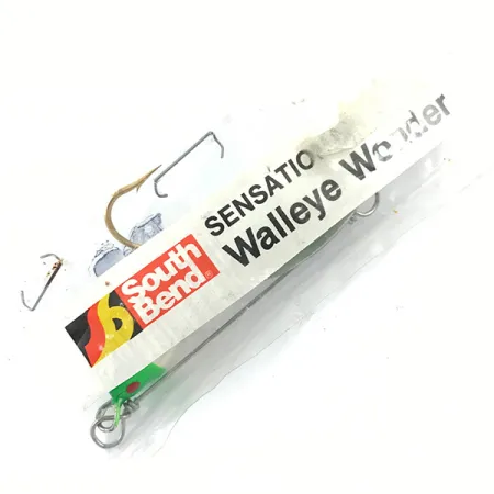 South Bend Walleye Wonder Spinnerbait, Nikl/Zelená/Bílá, 14g, #4670