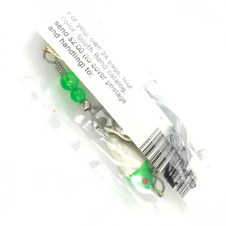 South Bend Walleye Wonder Spinnerbait, Nikl/Zelená/Bílá, 14g, #4670