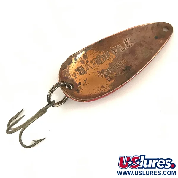 Eppinger Dardevle Spinnie Třpytka, Červená/Bílá/Měď, 9g, #4696