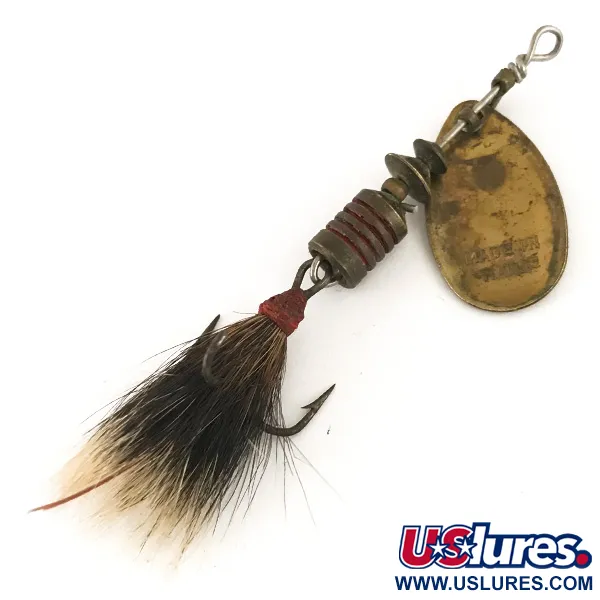 Mepps Aglia 1 dressed Třpytka, Mosaz, 3,5g, Srst z veverky, #4722