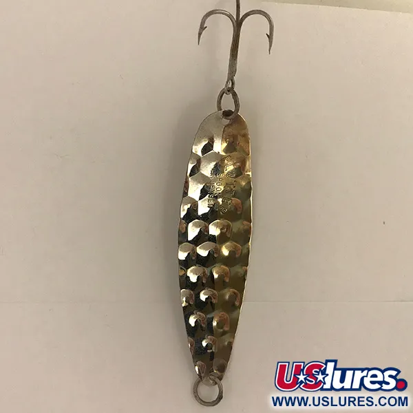 Plandavka Luhr Jensen Flutter Spoon, Hammered Silver / Gold, 5g, #4750