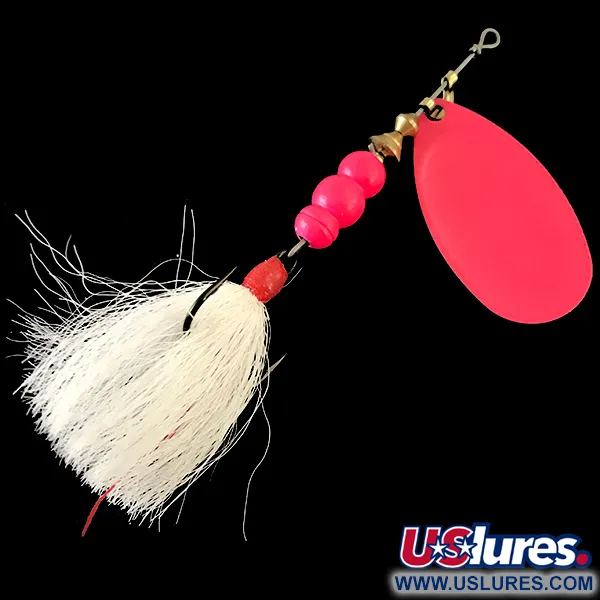 Mepps Aglia 4 dressed UV Rotačka, Růžová, 10g, UV lak, #4751