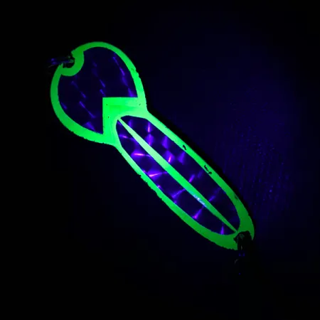 Glen Evans Loco 3 UV Plandavka, Nikl/Žlutá, 17g, UV-aktivní, #4761