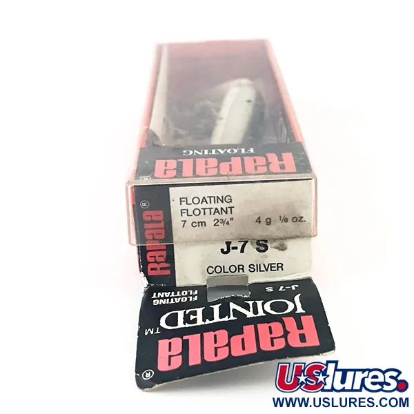 Rapala Jointed J-7 Wobbler, Stříbrná, 4g, Dělený, #4792