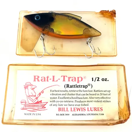 Bill Lewis Rat-L-Trap Bezlopatkový wobler, Mirror Yellow Green, 14g, #4794