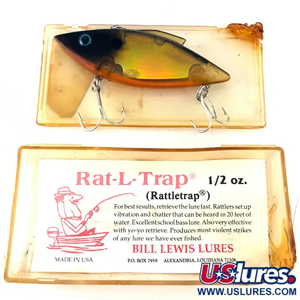Bill Lewis Rat-L-Trap Bezlopatkový wobler, Mirror Yellow Green, 14g, #4794