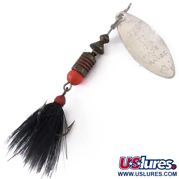 Mepps Aglia Long 1 Dressed Třpytka, Stříbrná, 4.5g, Vrbový list, #4834