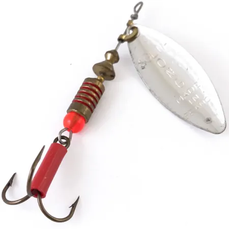 Mepps Aglia Long 2 Třpytka, Stříbro, 7.4g, Vrbový List, #4835