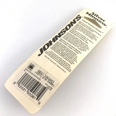 Weedless Johnson Silver Minnow Plandavka, Stříbro, 7g, Proti vázkám, #4859