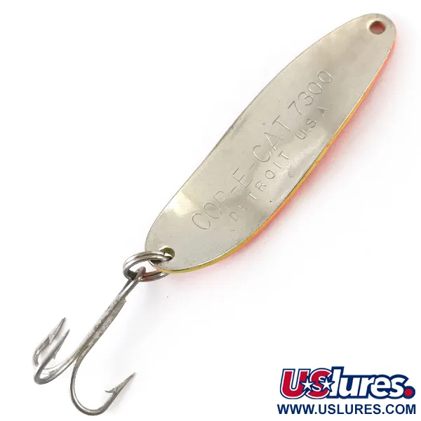 Dardevle Cop-E-Cat 7300 UV Plandavka, Žlutá/Oranžová/Nikl, 10g, #4887