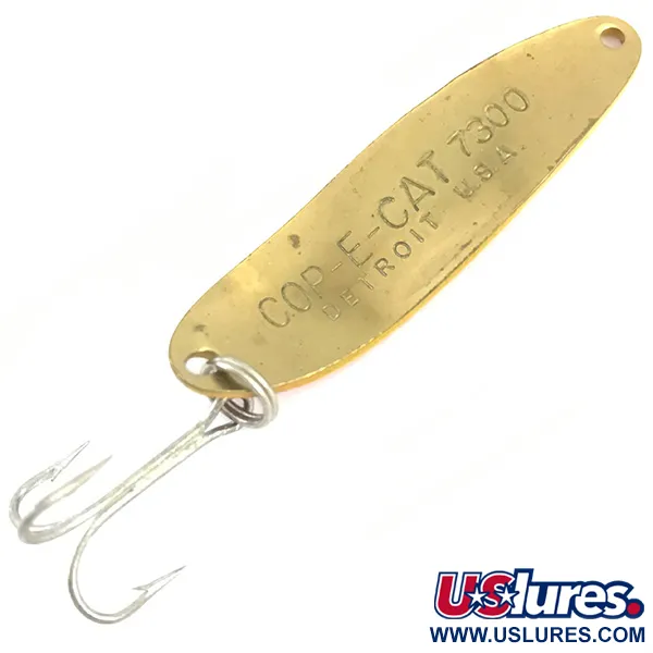 Dardevle Cop-E-Cat 7300 Plandavka, Červená/Žlutá/Mosaz, 10g, Mosaz, #4916