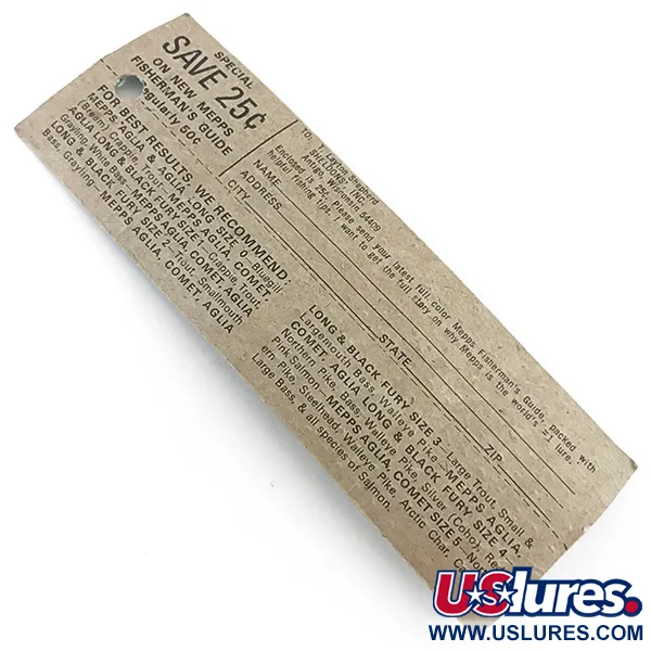 Mepps Aglia 1 Třpytka, Červená/Bílá/Zlatá, 3.5g, Vintage Balení, #4922