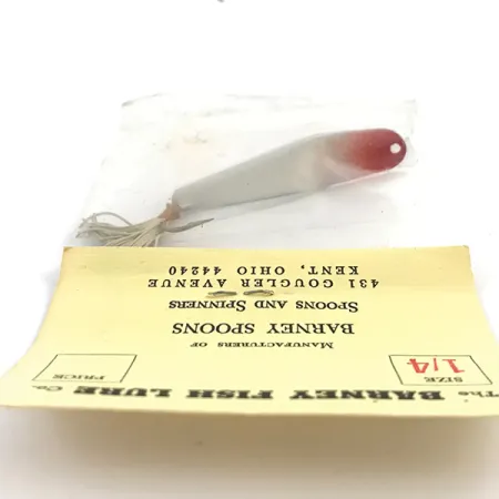 Barney Weedless Barney Spoon Plandavka, Červená/Bílá, 7g, #4924