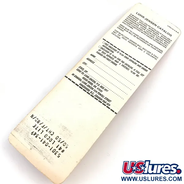 Luhr Jensen Loco Lite UV Plandavka, Červená/Žlutá/Černá, 14g, UV, #4927