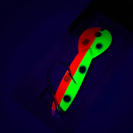 Luhr Jensen Loco Lite UV Plandavka, Červená/Žlutá/Černá, 14g, UV, #4927