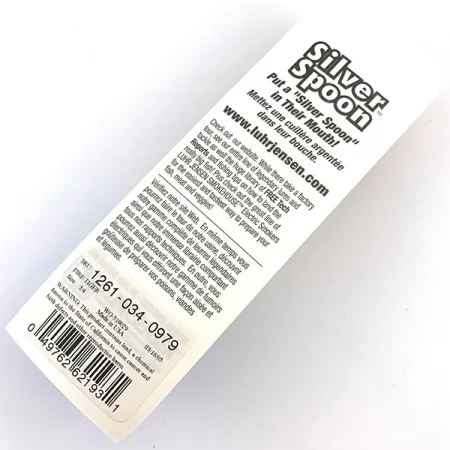 Luhr Jensen Weedless Silver Spoon UV, Fire Tiger, 17g, Plandavka,#5796