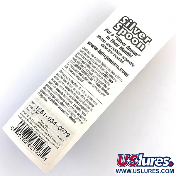 Luhr Jensen Weedless Silver Spoon UV, Fire Tiger, 17g, Plandavka,#5796