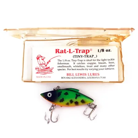 Bill Lewis Tiny-Trap Lipless Crankbait, Fire Tiger, 5.5g, Potápivý, #4952