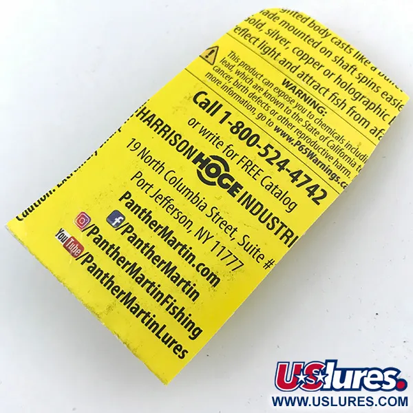 Panther Martin 2 Třpytka, Fire Tiger, 2.5g, In-Line list, #4993