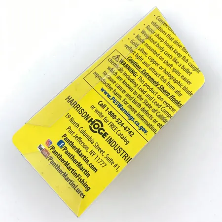 Panther Martin 6 Třpytka, Fire Tiger, 6g, List na ose, #5009