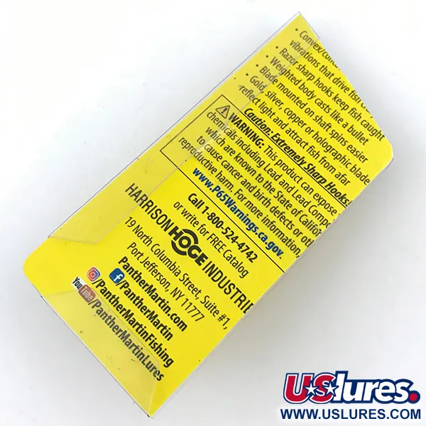 Panther Martin 6 Třpytka, Fire Tiger, 6g, List na ose, #5009