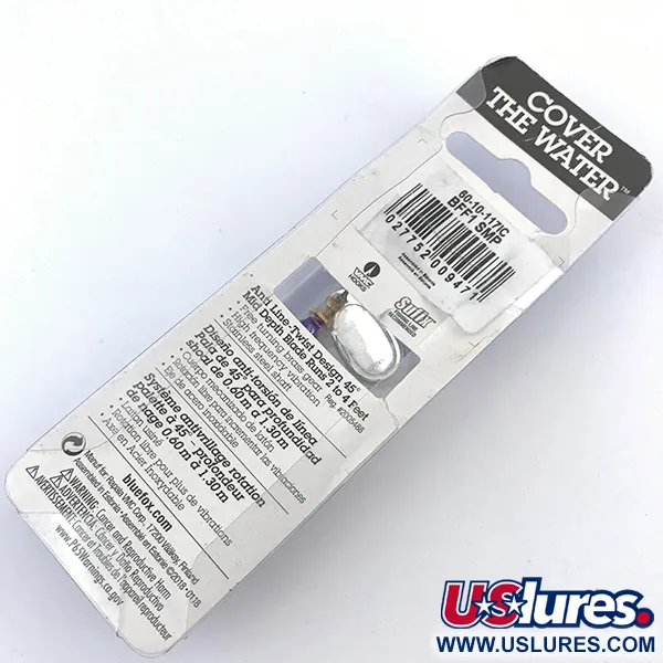 Blue Fox Super Vibrax 1 Třpytka, Stříbrná, 4g, Zvonkové tělo, #5003