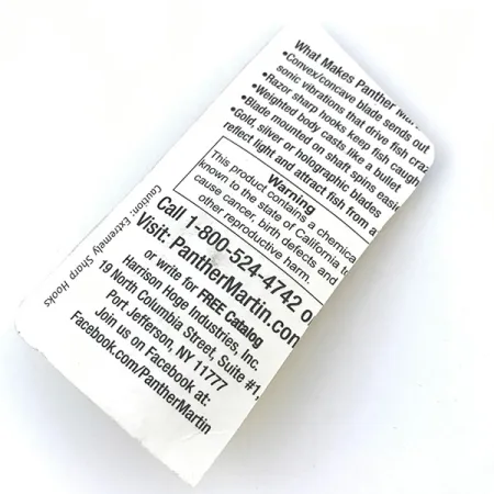 Panther Martin 4 Třpytka, Blue Trout, 4g, list na ose, #5012