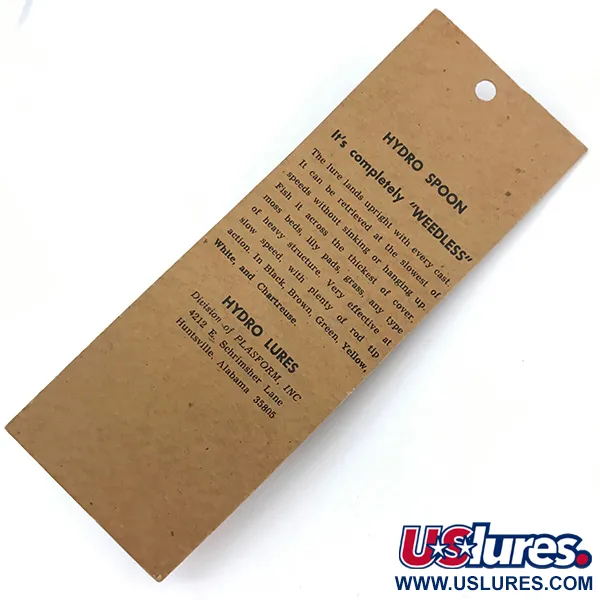 Hydro Lures Weedless Hydro Spoon Plandavka do travin, Černá/Zelená/Žlutá, 14g, #5489