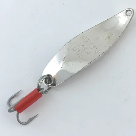 Mepps Syclops 00 Plandavka, Stříbrná / Červená, 4.5g, S-tvar, #5038