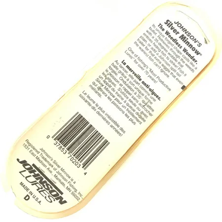 Johnson Weedless Silver Minnow Plandavka, Zlatá, 14g, Nezaciplivá, #5046