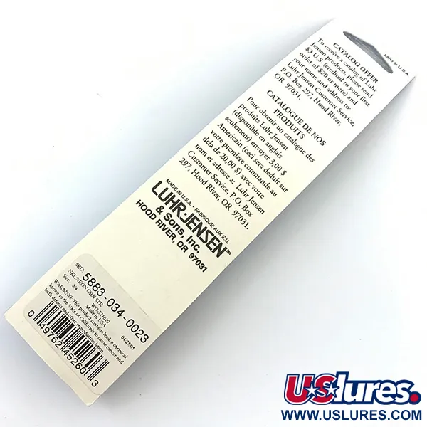 Luhr Jensen Deep Stinger Pilkr, Stříbrná / Zelená, 21g, #5052