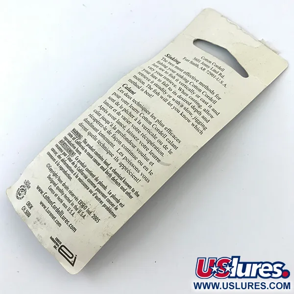 Cotton Cordell CC Spoon Plandavka, Tloukaný nikl, 11g, #5054