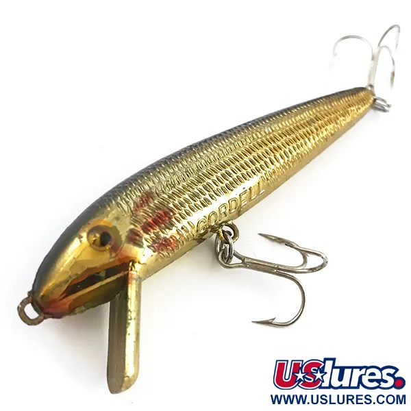 Cotton Cordell Red Fin Wobler, Zlatá, 5g, Šupinatý vzor, #5068