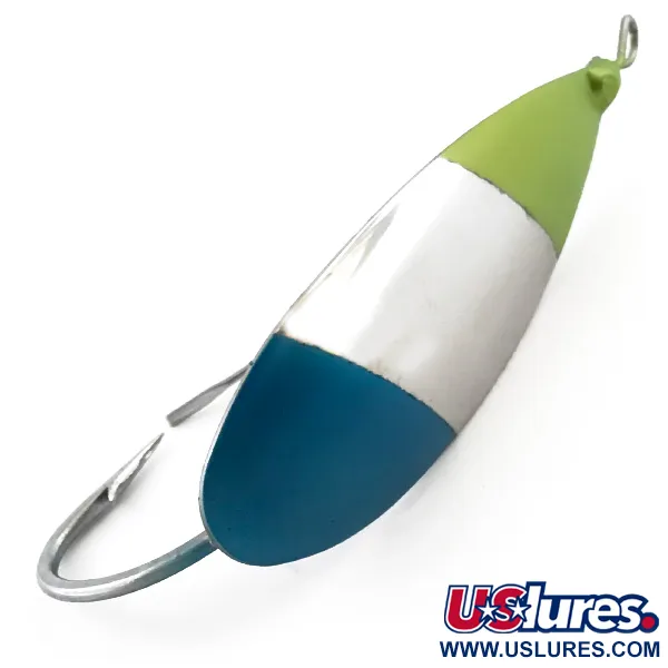 Weedless Johnson Silver Minnow Plandavka, Nikl/Modrá/Zelená, 12g, #5078