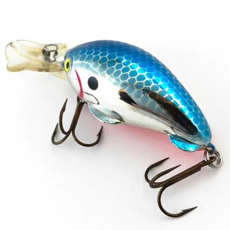 Luhr Jensen Brush Baby Uv Wobler, Světle modrá/Stříbrná/UV, 12g, #5097