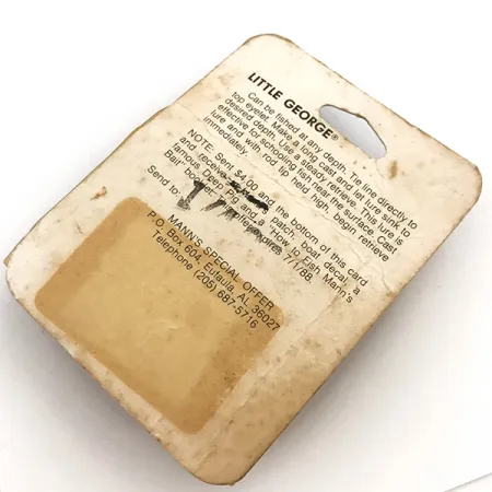 Mann's Bait Little George Tail-spinner, Bílá/Nikl, 12g, #5115