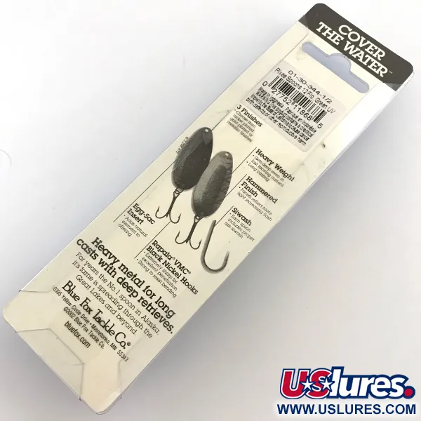 Blue Fox Pixee UV Plandavka, Tepaný Nikl/Zelená, 14g, #01-30-344-1/2